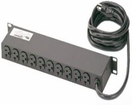 TIRA PWR HORIZONTAL DE 10 SALIDAS PANDUIT